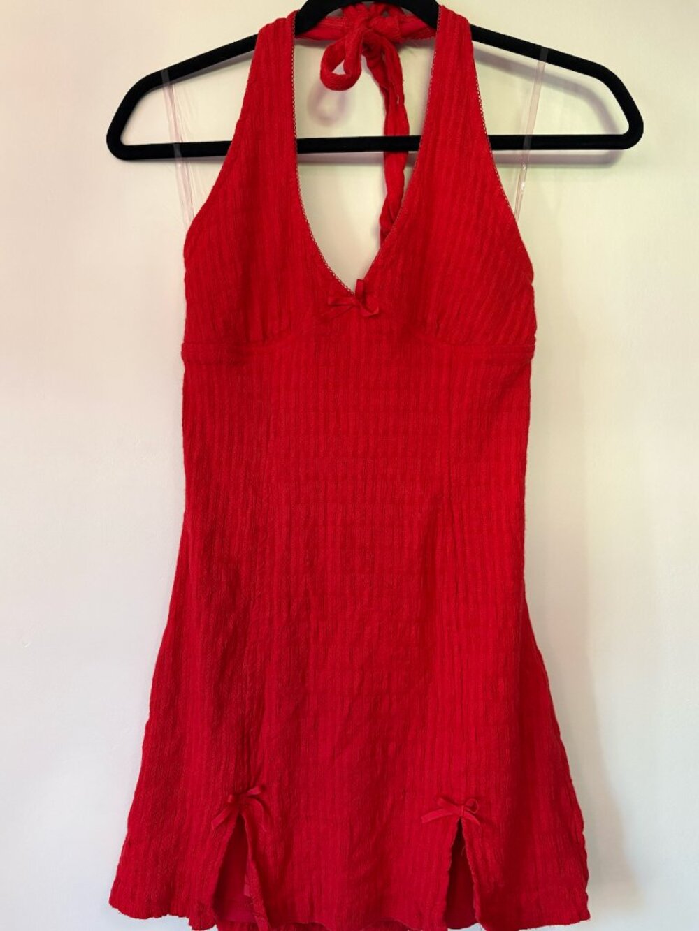 Beverly and Beck red halter neck dress pacsun size S